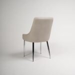 Outlet - Maeve Dining Chairs - Set of 2 - Stone & Chrome - Image 5