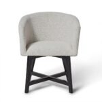 Outlet - Magnus Dining Chair - Set of 2 - Dove Grey & Black - Image 4