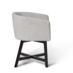 Outlet - Magnus Dining Chair - Set of 2 - Dove Grey & Black - Image 5