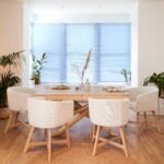 Outlet - Magnus Dove Grey Dining Chair - Oak Legs - Image 3