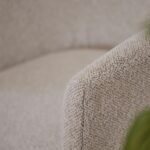 Outlet - Magnus Dove Grey Dining Chair - Oak Legs - Image 4
