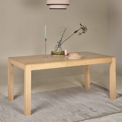 Magnus Pale Oak Dining Table - Extendable