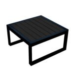 Maia 5 Seater Garden Interchangeable Sofa Set with Cream LED Premium Cantilever Parasol - Black - Image 6