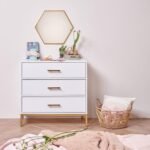 Marie 3 Drawer Chest of Drawers - White