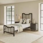 Marie Single Size Bed - Black Metal