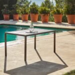 Outlet - Marston 6 Seat Polywood Top Outdoor Dining Table - Grey - Image 7