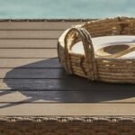 Marston 8 Seater Rattan Garden Dining Set - Natural Brown - Polywood Top - Image 2