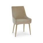 Maeve Clay Dining Chairs - Set of 2 - Gold Legs - Image 6