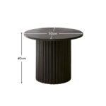 Myla Black Round Side Table - Image 6