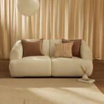 Nathalia 2-Seater Sofa - Chalk White Boucle