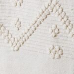 Nerja Off White Aztec Pattern Cotton Throw - Image 4