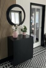 Jack 2 Door Small Sideboard - Geometric Black - Image 3