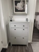 Sandhurst Shoe Cabinet - 3 Door - Grey - Image 9