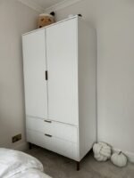 Gloria Double Wardrobe - White - Image 5