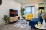 Una Single Sofa Bed - Yellow Velvet - Image 3
