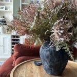 Anze 20cm Terracotta Vase - Rustic Black - Image 3