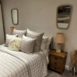 Farleigh Small Whitewash Wooden Mirror - Image 3