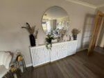 Iliana Extendable Radiator Cover - Snow White - Image 3