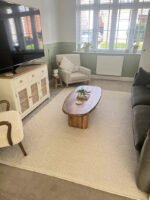 Atcham Clay/Natural Pebble Wool with Cotton Rug - 200 x 290cm - Image 6