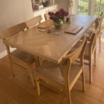 Faye Pale Oak Wooden Woven Chairs - Set of 2 - Image 2