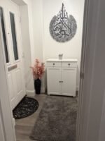 Ascot Shoe Cabinet - White Storage Cupboard - Image 3