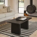Outlet - Orla Black Mango Wood Coffee Table