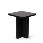 Outlet - Orla Wooden Square Side Table - Jet Black - Image 4