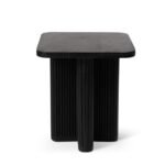 Outlet - Orla Wooden Square Side Table - Jet Black - Image 5