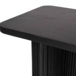 Outlet - Orla Wooden Square Side Table - Jet Black - Image 7