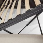 Otto King Size Ottoman Bed - Fossil Woolly Twill - Image 7