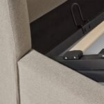 Otto King Size Ottoman Bed - Fossil Woolly Twill - Image 6