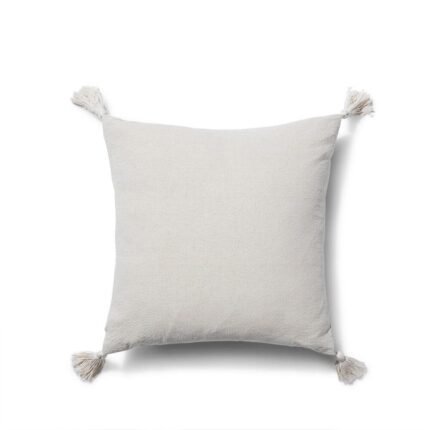 Otura 45x45cm Tasseled Cushion Cover - Natural
