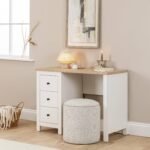 Outlet - Abigail Storage Pouffe/Footstool - Dove Grey - Image 3