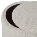 Outlet - Abigail Storage Pouffe/Footstool - Dove Grey - Image 7