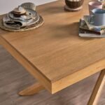 Amelia Oak Dining Table Set - 6 Seater - Mabel Oak Spindle Back Chairs - Image 4