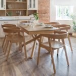 Outlet - Amelia Oak Wood Dining Table - Image 4