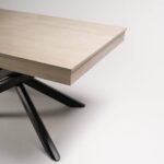 Amelia Whitewash Dining Table Set - 6 Seater - Freya Grey Dining Chairs - Black Legs - Image 7