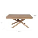 Outlet - Amelia Whitewash Wood Extendable Dining Table - Image 10