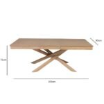Outlet - Amelia Whitewash Wood Extendable Dining Table - Image 11