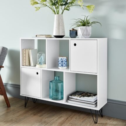 Outlet – Anderson cube storage unit - White with white cupboards