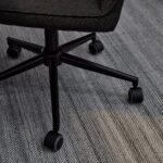Outlet - Anna Office Chair - Dark Grey With Black Legs - Image 4