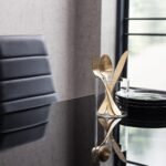 Outlet - Anya glass dining table set - 4 seater - black - Image 5