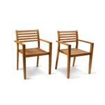 Outlet - Aspen Wooden Arm Chair - Set of 2 - Image 3