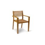 Outlet - Aspen Wooden Arm Chair - Set of 2 - Image 4