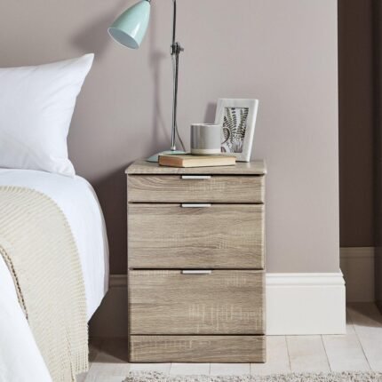 Outlet – Ayla bedside table - light oak