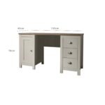 Outlet - Bampton  Grey Desk - Image 4