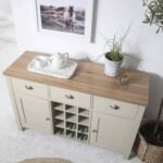 Outlet - Bampton Grey Sideboard With Wine Rack - Image 3