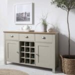 Outlet - Bampton Grey Sideboard With Wine Rack - Image 5