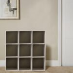 Outlet - 9 Cube Storage Unit - Chalk White Bookcase