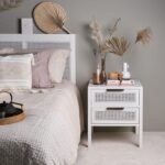 Outlet - Charlie bedside table - 2 drawer - white